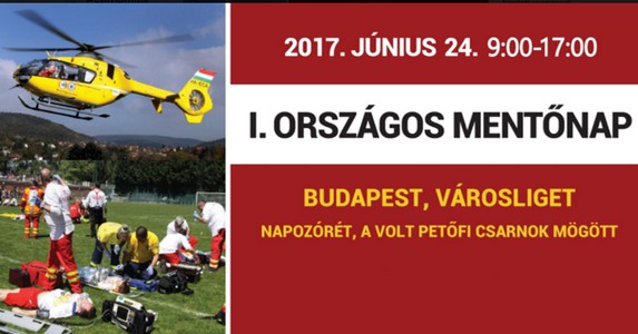 Országos mentőnap lesz szombaton a Városligetben Országos mentőnap lesz szombaton a Városligetben